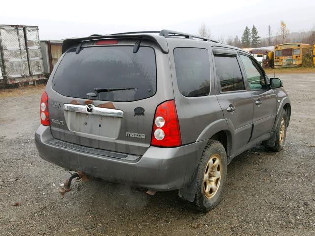 4F2YZ94136KM04908 - 2006 MAZDA TRIBUTE S GRAY photo 4