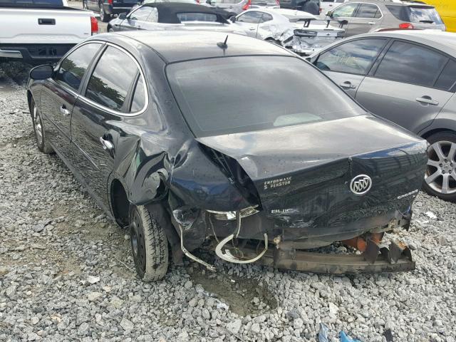 2G4WD582X61235385 - 2006 BUICK LACROSSE C BLACK photo 3