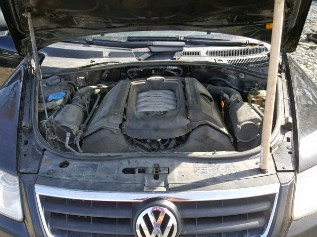 WVGEM67L84D008807 - 2004 VOLKSWAGEN TOUAREG 4. GRAY photo 7