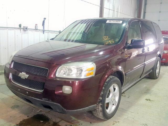 1GNDV23187D132145 - 2007 CHEVROLET UPLANDER L 红色 照片 2