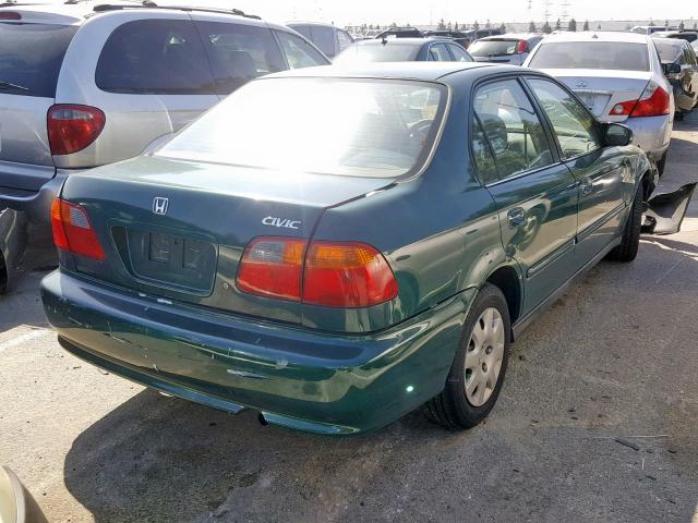 2HGEJ6616XH517851 - 1999 HONDA CIVIC BASE GREEN photo 4