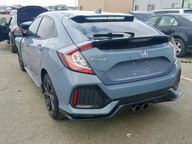 SHHFK7H41HU224605 - 2017 HONDA CIVIC SPOR BLUE photo 3