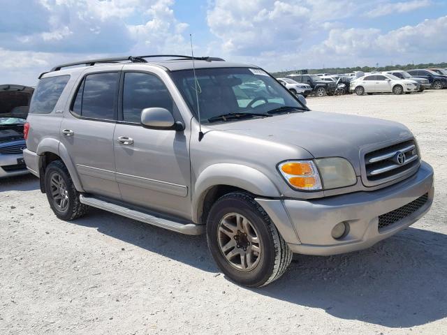 5TDZT38A83S151568 - 2003 TOYOTA SEQUOIA LI SILVER photo 1