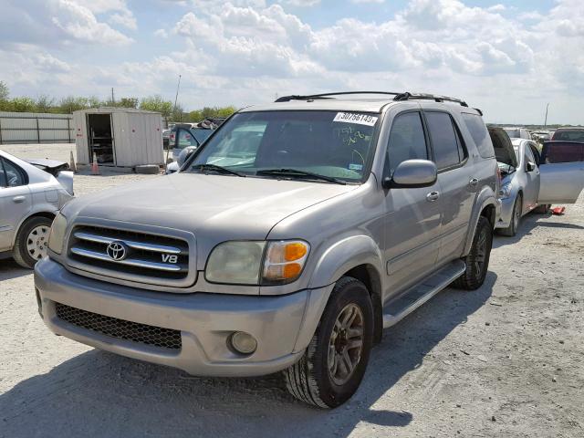 5TDZT38A83S151568 - 2003 TOYOTA SEQUOIA LI SILVER photo 2