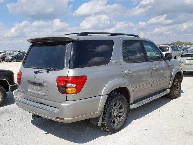 5TDZT38A83S151568 - 2003 TOYOTA SEQUOIA LI SILVER photo 4