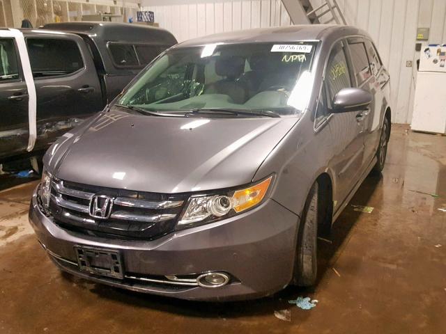 5FNRL5H97GB048749 - 2016 HONDA ODYSSEY TO GRAY photo 2