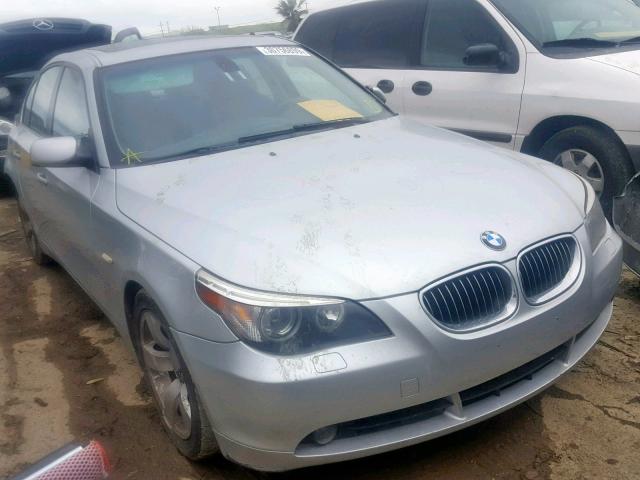 WBANE53547CK92463 - 2007 BMW 525 I SILVER photo 1