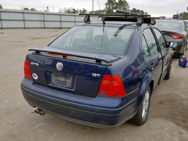 3VWSE69MX3M110152 - 2003 VOLKSWAGEN JETTA GLS BLUE photo 4