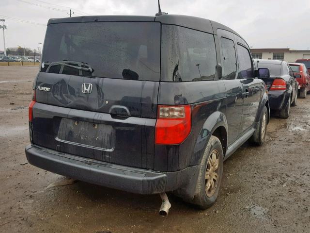 5J6YH287X6L019083 - 2006 HONDA ELEMENT EX BLACK photo 4