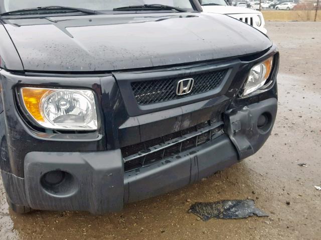 5J6YH287X6L019083 - 2006 HONDA ELEMENT EX BLACK photo 9