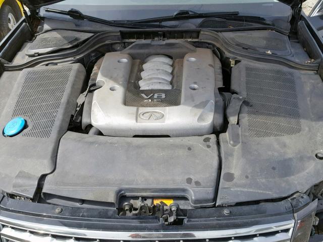 JNKBY01E26M200390 - 2006 INFINITI M45 BASE BLACK photo 7