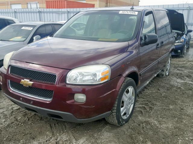 1GNDU23L76D232191 - 2006 CHEVROLET UPLANDER L BURGUNDY photo 2