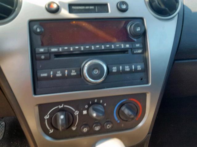 1G8AN15F67Z113489 - 2007 SATURN ION LEVEL RED photo 9