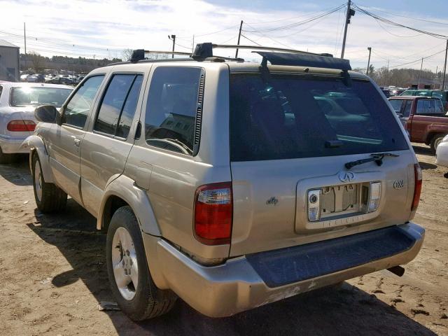 JNRDR09Y41W217601 - 2001 INFINITI QX4 BEIGE photo 3