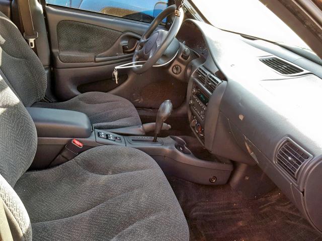 1G1JH54F147113700 - 2004 CHEVROLET CAVALIER L BLACK photo 5