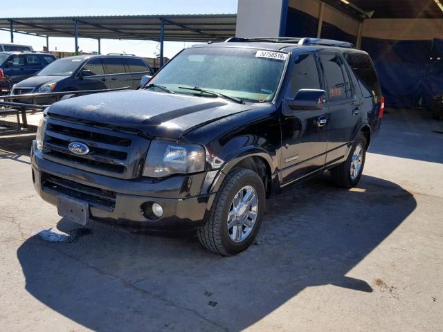 1FMFU19588LA08114 - 2008 FORD EXPEDITION BLACK photo 2