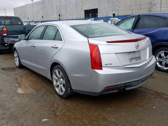 1G6AA5RAXD0175469 - 2013 CADILLAC ATS SILVER photo 3