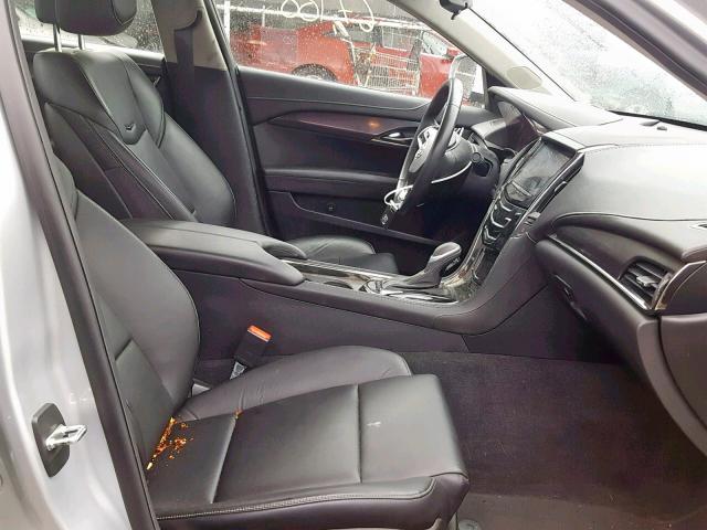 1G6AA5RAXD0175469 - 2013 CADILLAC ATS SILVER photo 5