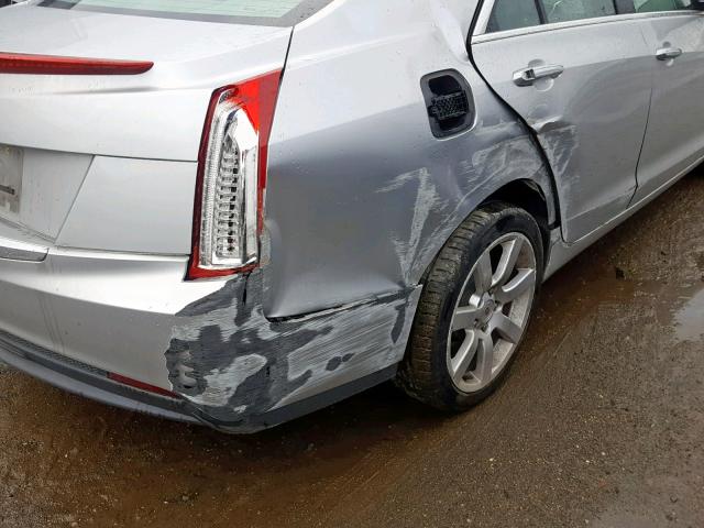 1G6AA5RAXD0175469 - 2013 CADILLAC ATS SILVER photo 9