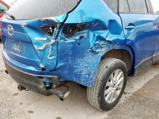 JM3KE2BE9E0311391 - 2014 MAZDA CX-5 SPORT BLUE photo 9