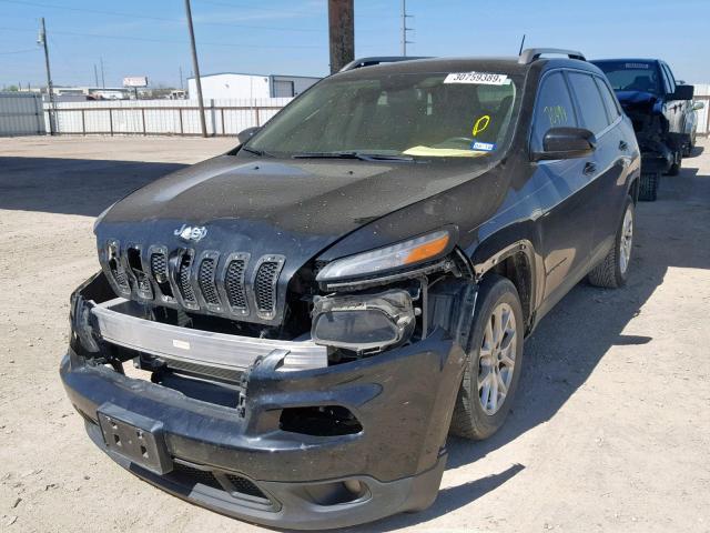 1C4PJLCB1EW300953 - 2014 JEEP CHEROKEE L BLACK photo 2