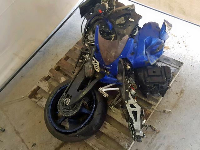 JS1GN7DAX62114610 - 2006 SUZUKI GSX-R600 K BLUE photo 9