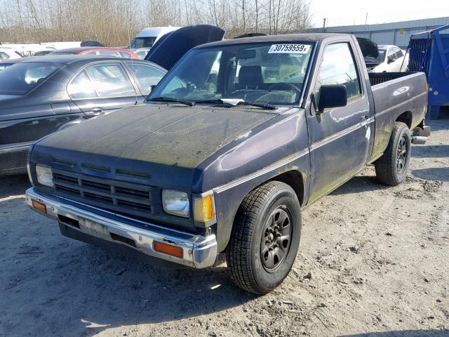 1N6SD11S0NC346880 - 1992 NISSAN TRUCK SHOR BLACK photo 2