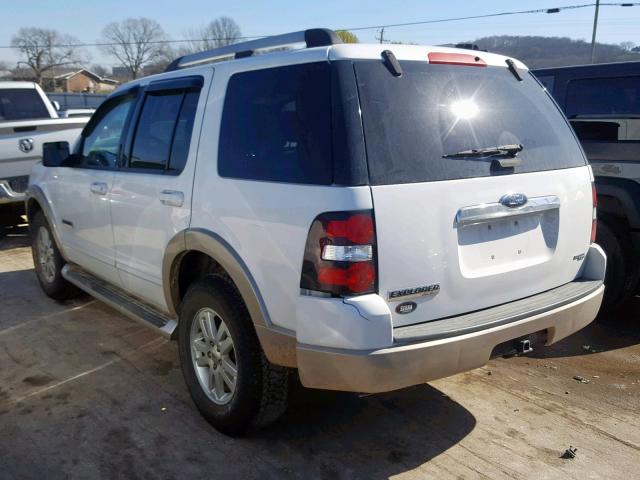 1FMEU64E36UA31419 - 2006 FORD EXPLORER E WHITE photo 3