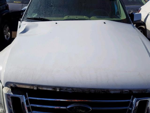 1FMEU64E36UA31419 - 2006 FORD EXPLORER E WHITE photo 7