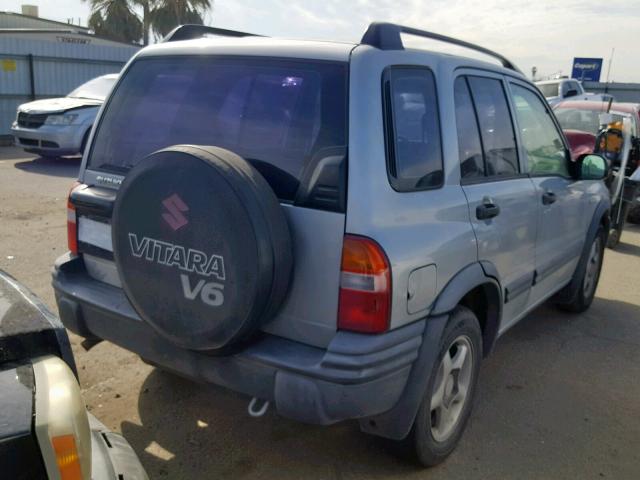 2S3TE62VX46101748 - 2004 SUZUKI VITARA LX SILVER photo 4