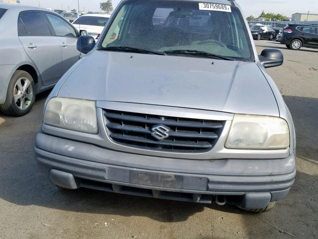 2S3TE62VX46101748 - 2004 SUZUKI VITARA LX SILVER photo 9