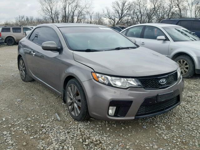 KNAFW6A36D5649098 - 2013 KIA FORTE SX GRAY photo 1