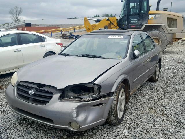 JN1CA31DX1T812213 - 2001 NISSAN MAXIMA GXE GRAY photo 2