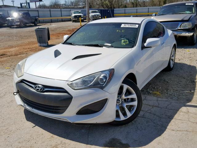 KMHHT6KD9DU113128 - 2013 HYUNDAI GENESIS CO WHITE photo 9