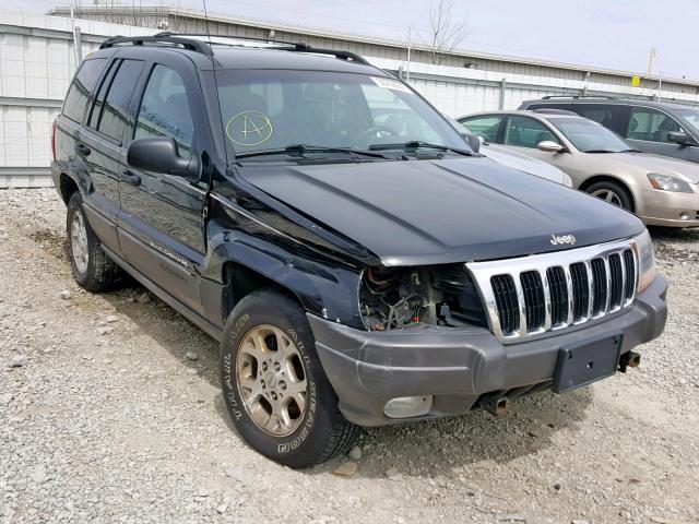 1J4GW48S4YC237413 - 2000 JEEP GRAND CHER BLACK photo 1