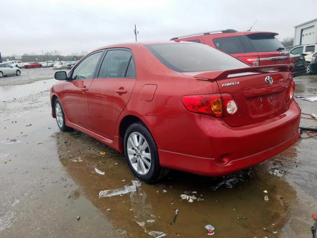 1NXBU4EE1AZ317266 - 2010 TOYOTA COROLLA BASE  photo 3