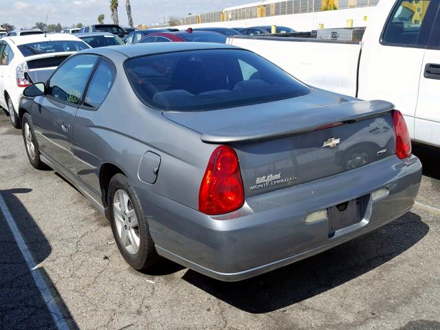 2G1WJ15K579332614 - 2007 CHEVROLET MONTE CARL 石墨色 照片 3