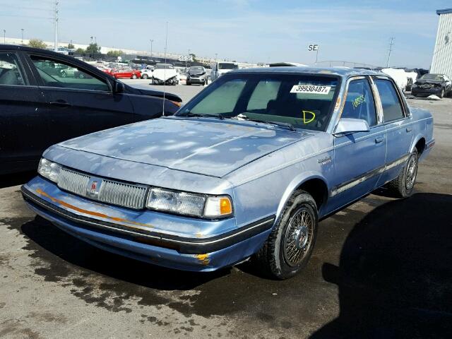1G3AJ54N9L6364472 - 1990 OLDSMOBILE CUTLASS CI BLUE photo 2