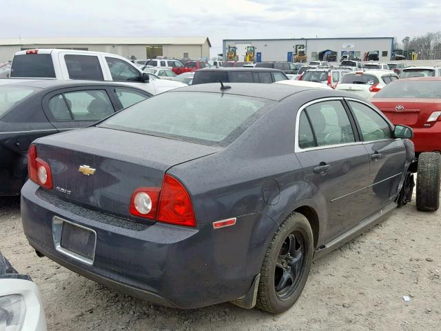 1G1ZC5EB5AF309556 - 2010 CHEVROLET MALIBU 1LT ნაცრისფერი ფოტო 4