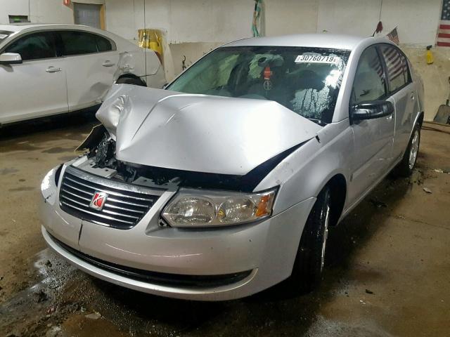 1G8AJ58F67Z149827 - 2007 SATURN ION LEVEL SILVER photo 2