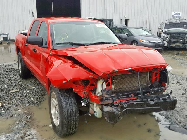 1D7HW48J37S144264 - 2007 DODGE DAKOTA QUA RED photo 1