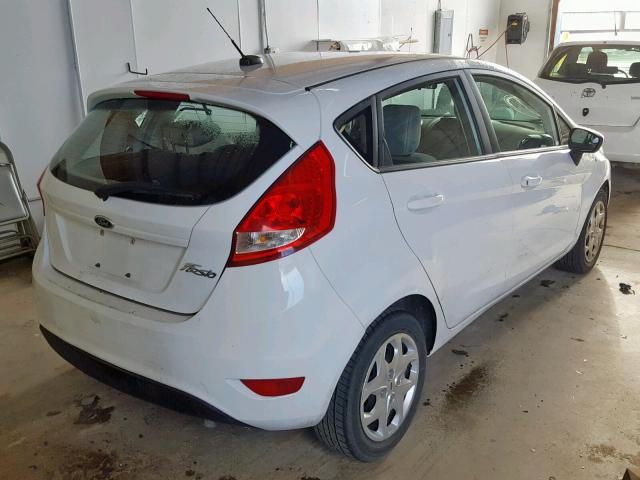 3FADP4TJ5DM177354 - 2013 FORD FIESTA S WHITE photo 4