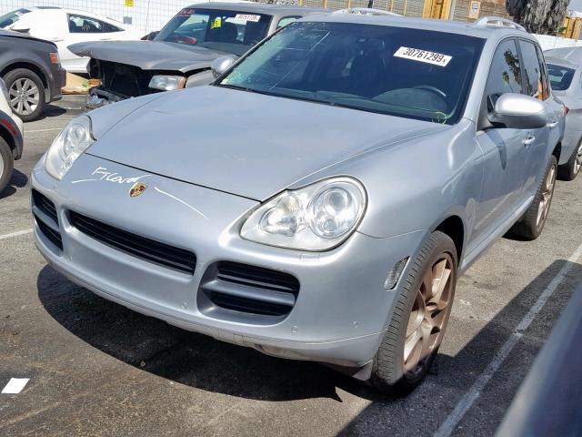 WP1AB29P55LA60659 - 2005 PORSCHE CAYENNE S SILVER photo 2