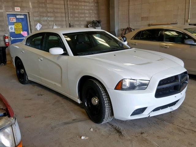 2C3CDXAG9CH227634 - 2012 DODGE CHARGER PO WHITE photo 1