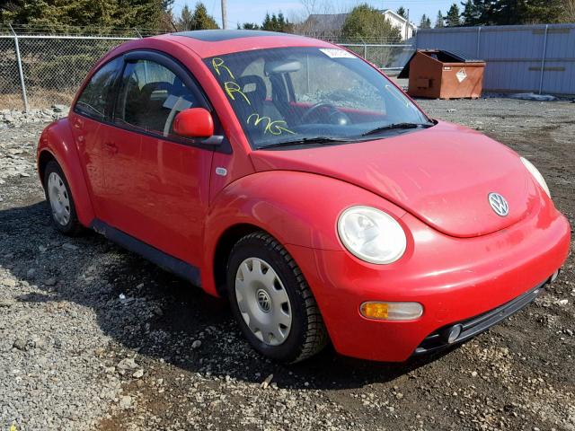 3VWCA21C1YM403702 - 2000 VOLKSWAGEN NEW BEETLE წითელი ფოტო 1