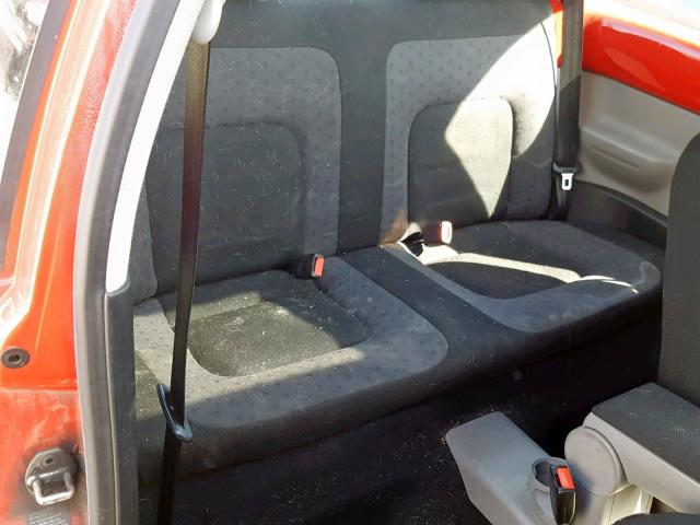 3VWCA21C1YM403702 - 2000 VOLKSWAGEN NEW BEETLE წითელი ფოტო 6