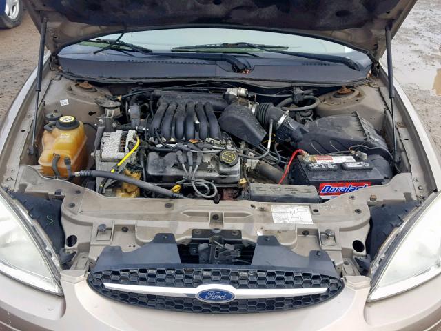 1FAFP55UX3A269710 - 2003 FORD TAURUS SES TAN photo 7