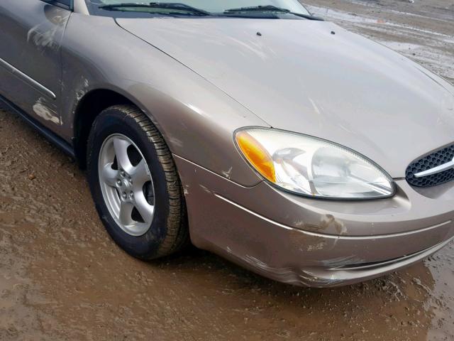 1FAFP55UX3A269710 - 2003 FORD TAURUS SES TAN photo 9