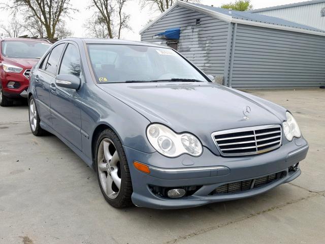 WDBRF40J15F687756 - 2005 MERCEDES-BENZ C 230K SPO GRAY photo 1