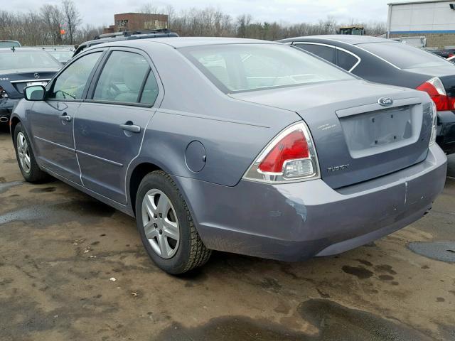 3FAHP06ZX7R101468 - 2007 FORD FUSION S GRAY photo 3